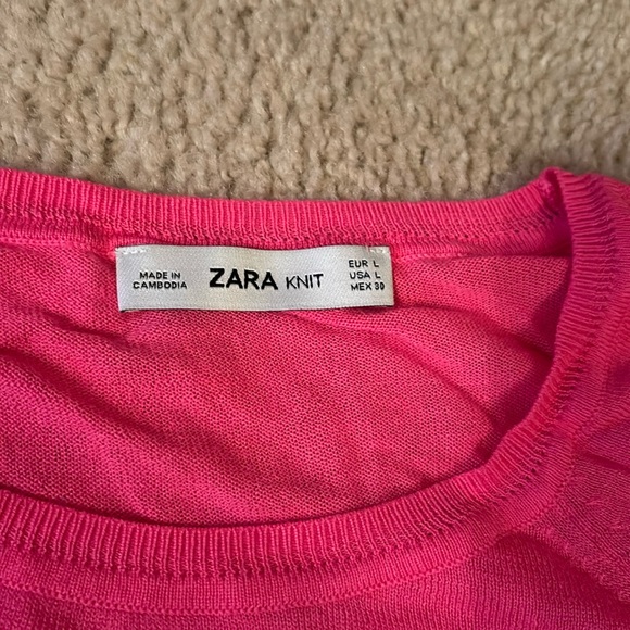 pink zara sweater - Picture 3 of 3